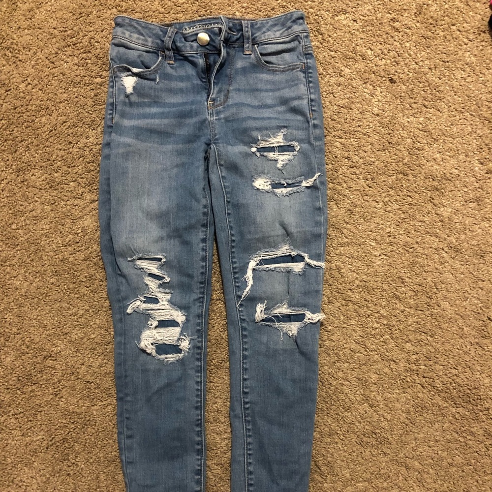 Size 00 short american eagle jeans